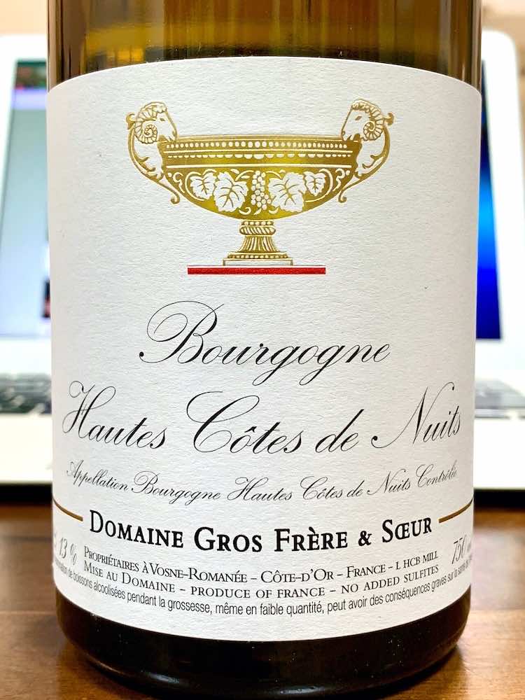 Domaine Gros Fr&egrave;re & Soeur Bourgogne Hautes-C&ocirc;tes de Nuits Blanc 2017