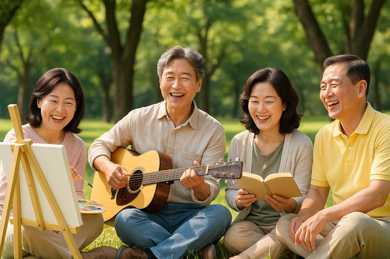 50대,60대 중년 우울·스트레스 해소하는 취미 시작법 7단계