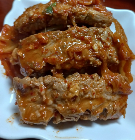 등갈비 김치찜 사진