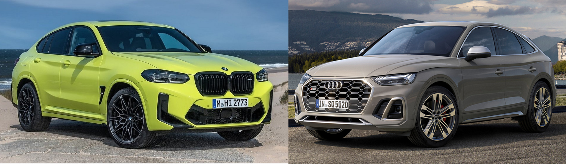 BMW X4 M&#44; 아우디 SQ5 스포트백