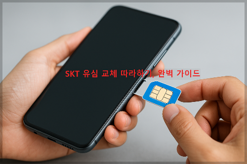 SKT 유심 교체 따라하기, 완벽 가이드