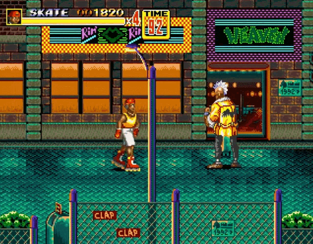  메가드라이브, 베어 너클 2(Streets of Rage 2) 콘솔게임 바로플레이