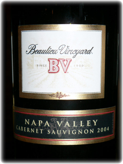 BV 나파 밸리 까베르네 소비뇽(BV Napa Valley Cabernet Sauvignon) 2004
