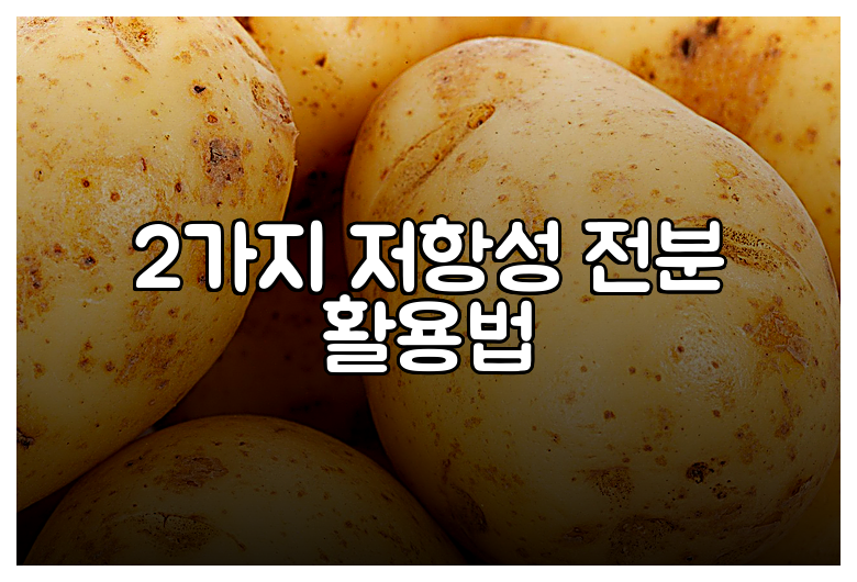 2가지 저항성 전분 활용법