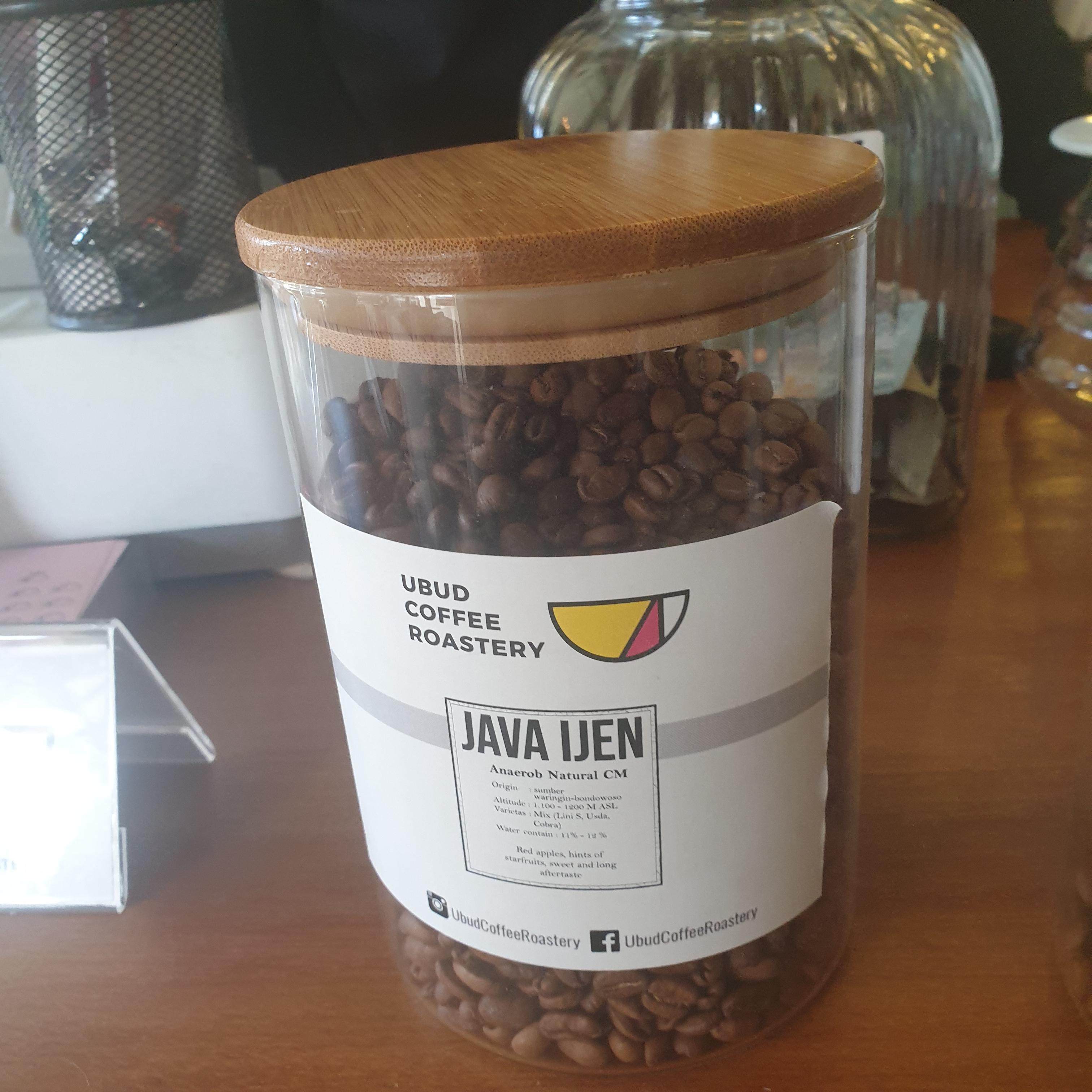 발리 카페 투어 : 우붓 커피 로스터리(Obud Coffee Roastery) _원두_JAVA IJEN