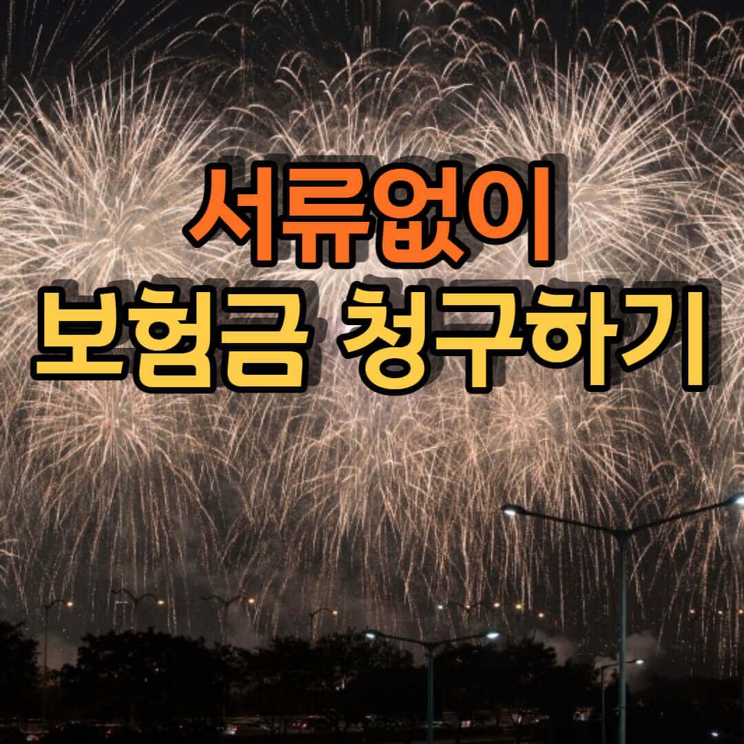  실손 보험 청구와 각종 보험료를 서류 없이 간편 청구 방법 알기
