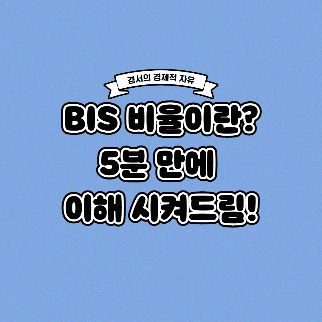  BIS 비율이란? 5분 만에 이해 가능!