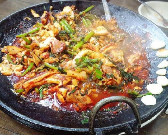 은평구 오징어 맛집, 원조두꺼비집 불오징어