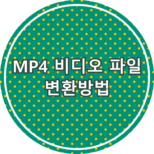  MP4 MPEG 파일 변환 방법  비디오 변환기