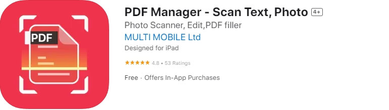 PDF Manager - Scan Text&#44; Photo