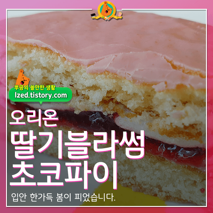  2021 봄 한정판, 오리온 딸기블라썸 초코파이 후기 <내돈내산 리뷰>