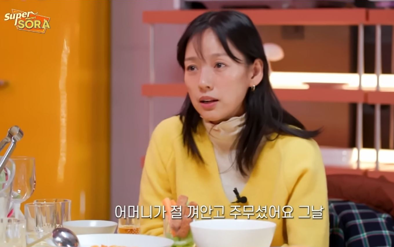 고 최진실 장례식날 이야기를 하고 있는 이효리