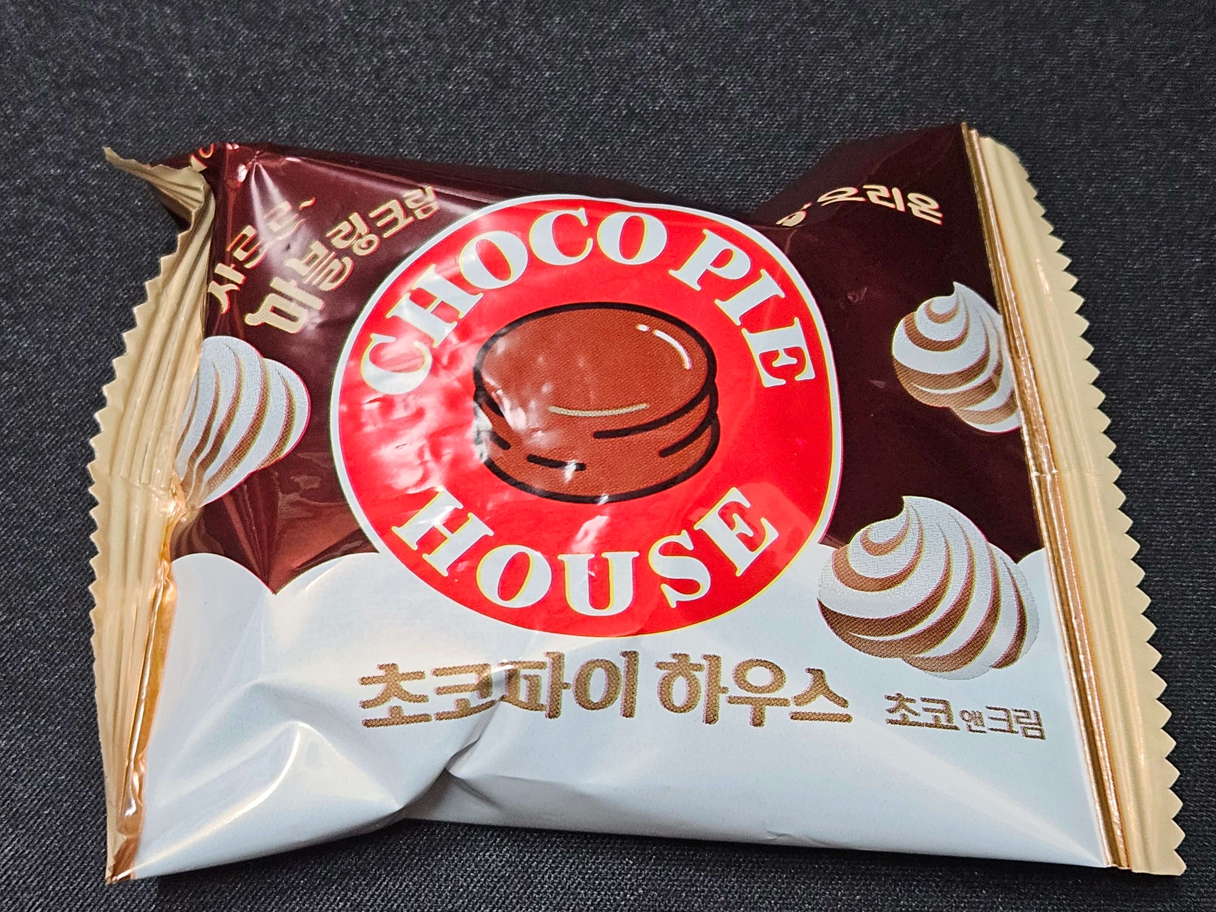 초코파이 하우스 초코앤크림 비닐포장