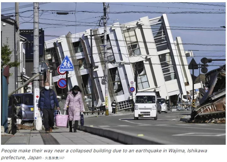[속보] 일본 지진 사망자&#44; 48명으로 증가...더 늘어날 것 VIDEO:[Breaking] Japan earthquake death toll rises to 48&#44; government says
