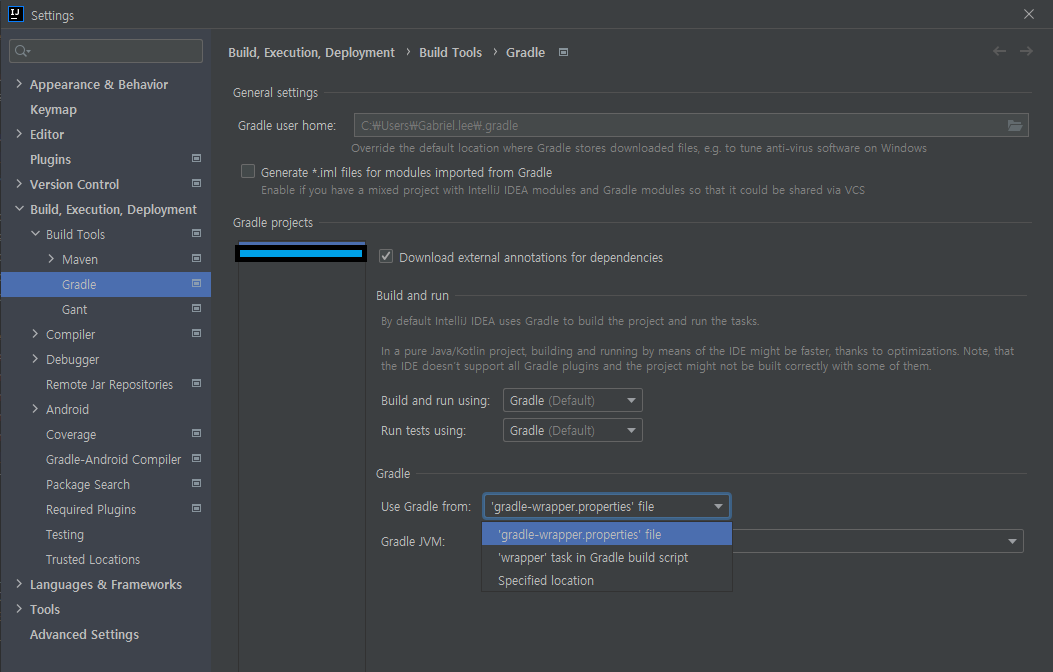 intellij-settings-gradle