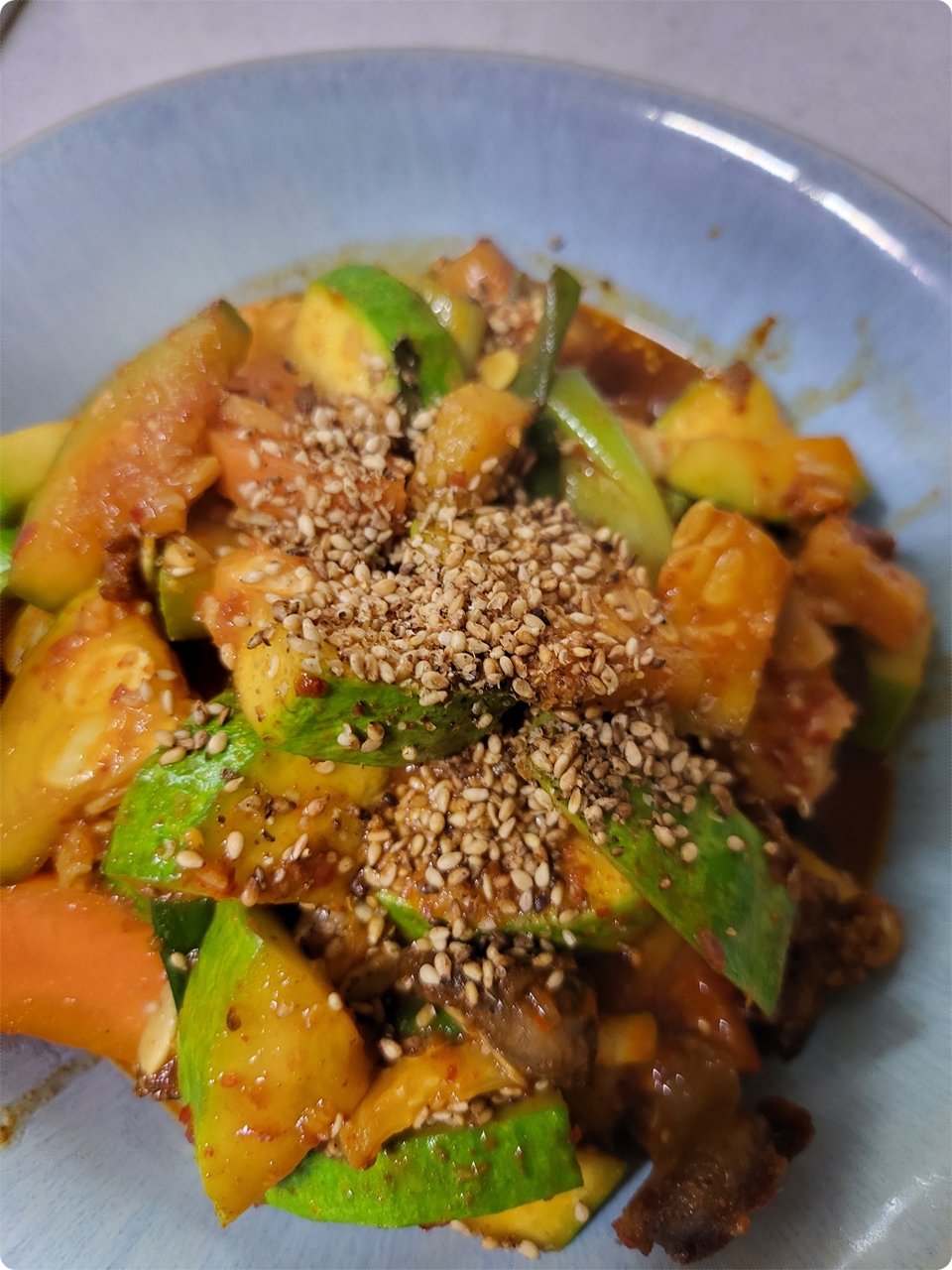  오늘은 맛있는 호박찌개~ 달달한 호박으로 찌개를 끓여 봤어요~
