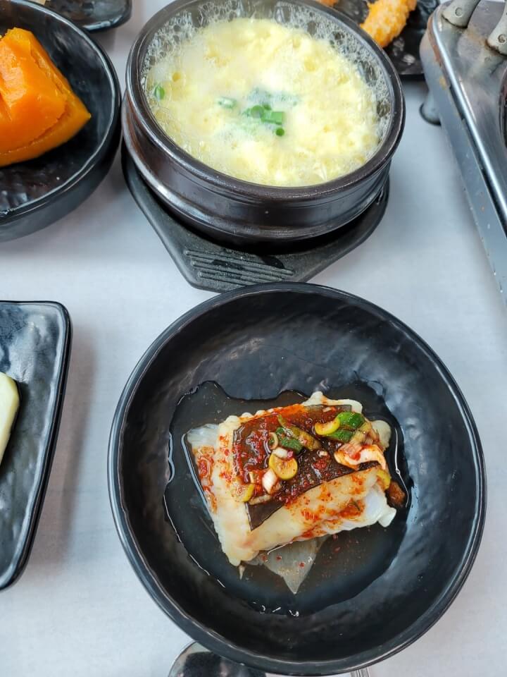 계란찜과 아구찜