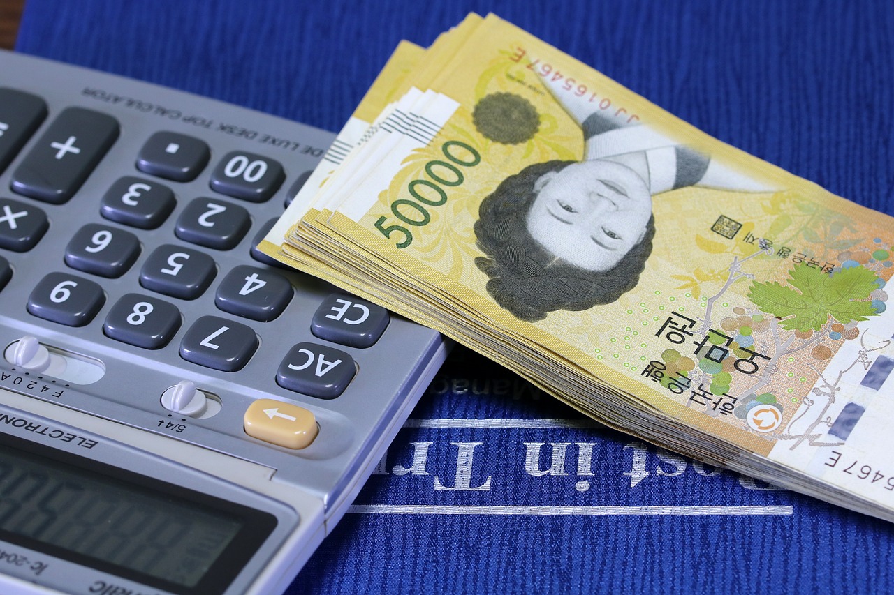 예적금을위한 돈 사진