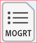 Mogrt 파일