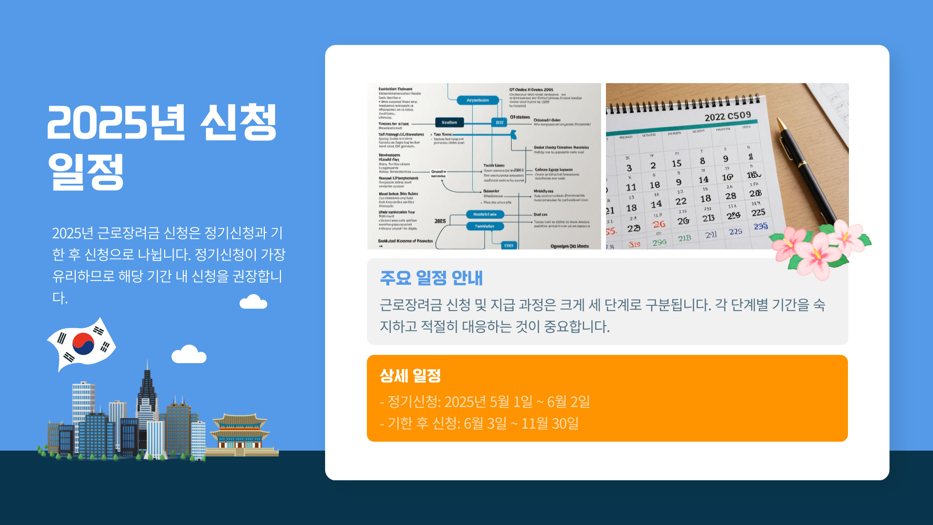 근로장려금 신청일정