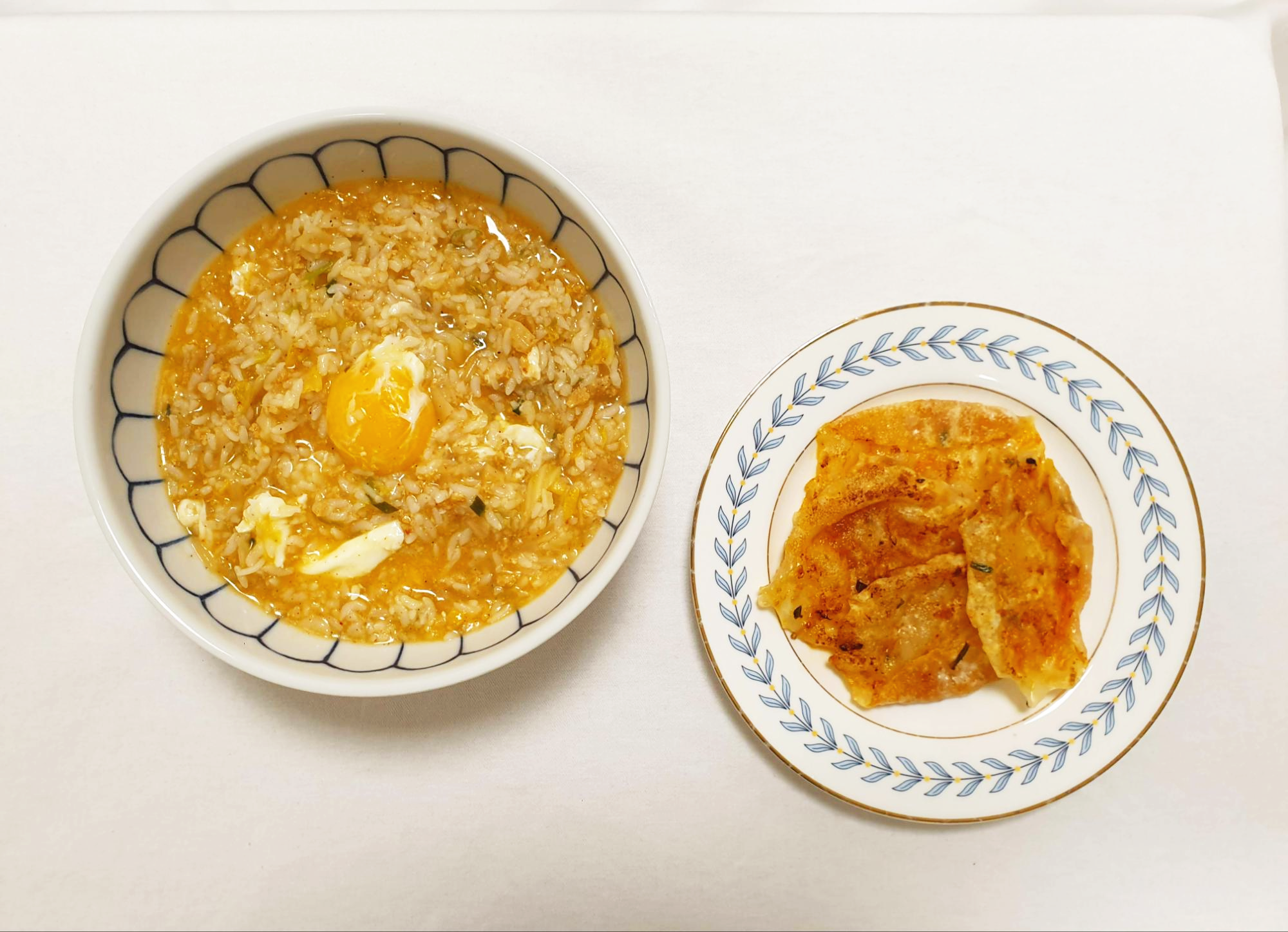  간단한  만두요리 김치 계란죽 맛있게 끓이는 방법