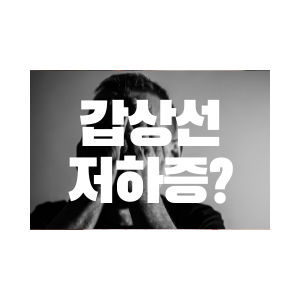  갑상선 기능 저하증 증상과 원인/갑상선 초음파
