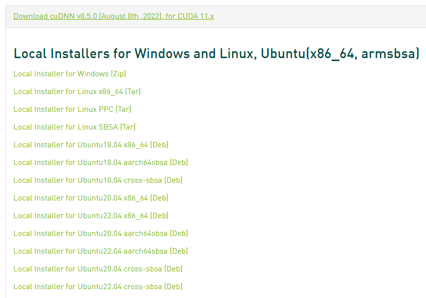 nvidia-cuda-cudnn