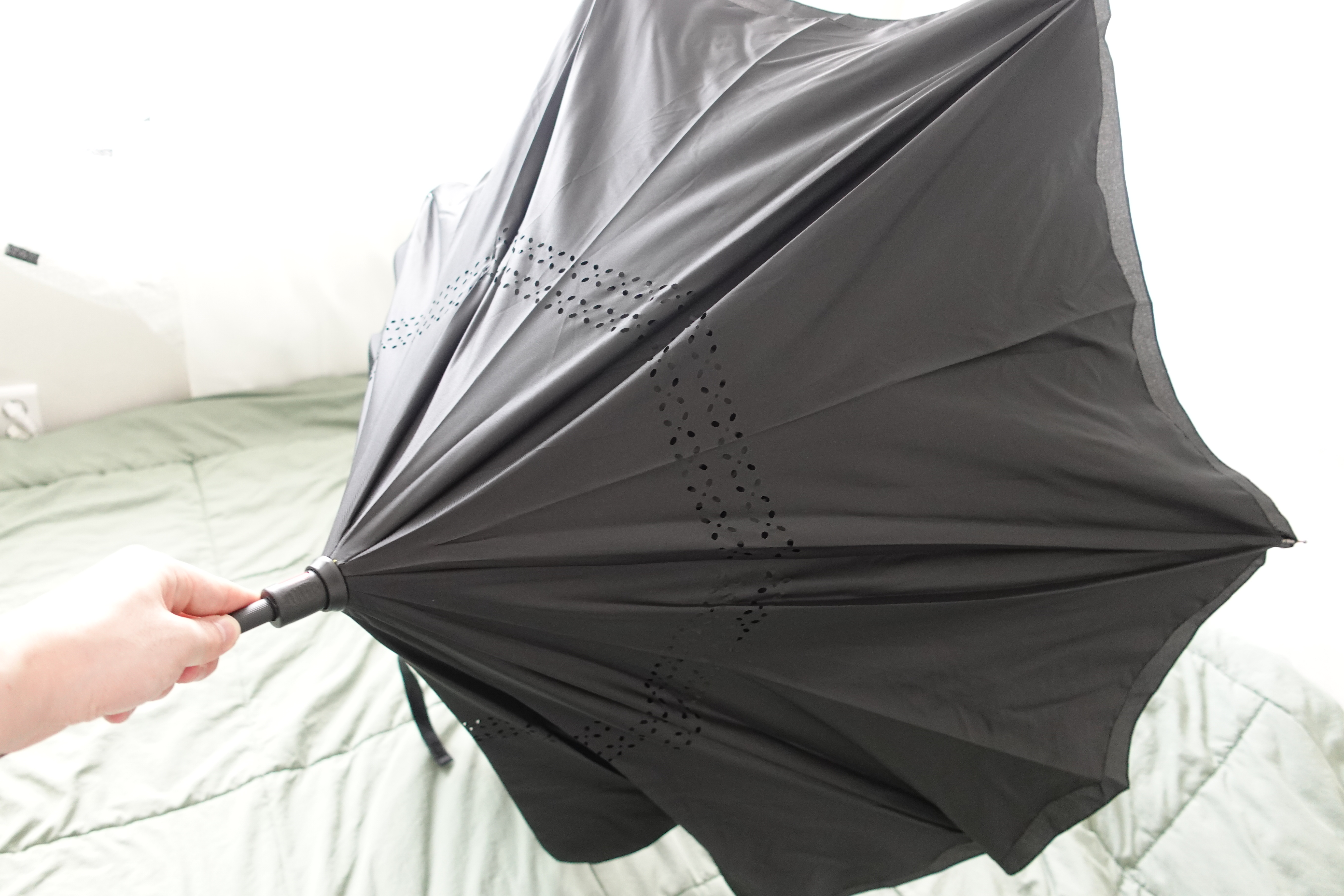 거꾸리우산 사용방법