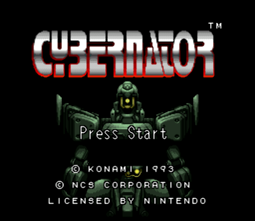  SNES ROMS - Cybernator (EUROPE / 유럽판 롬파일 다운로드)
