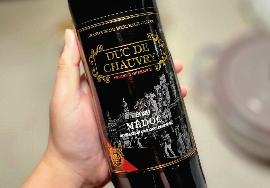 뒥 드 쇼브리 메독(Duc de Chauvry Medoc) 와인 라벨