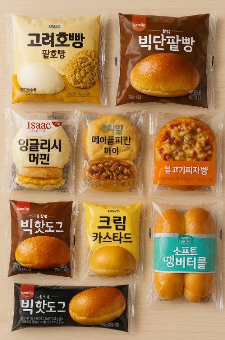 한국 편의점 빵의 특징과 종류