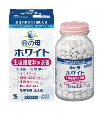 일본 생리통약 이노치노하하 화이트