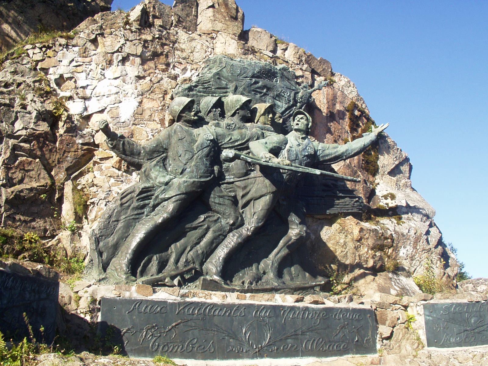 제1차 세계대전 프랑스 하르트만스바일러코프 전투 기념 동상