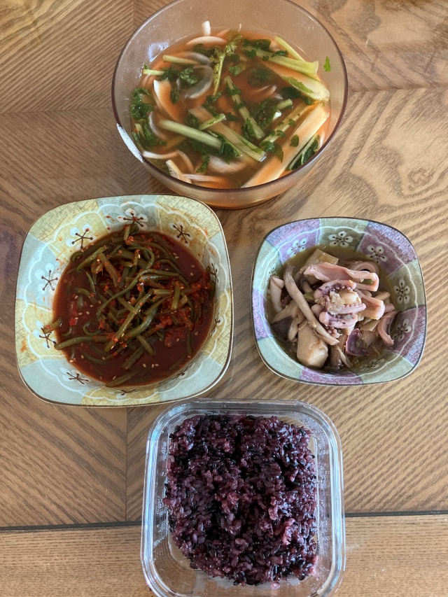  (채식 식단) 오징어 간장볶음