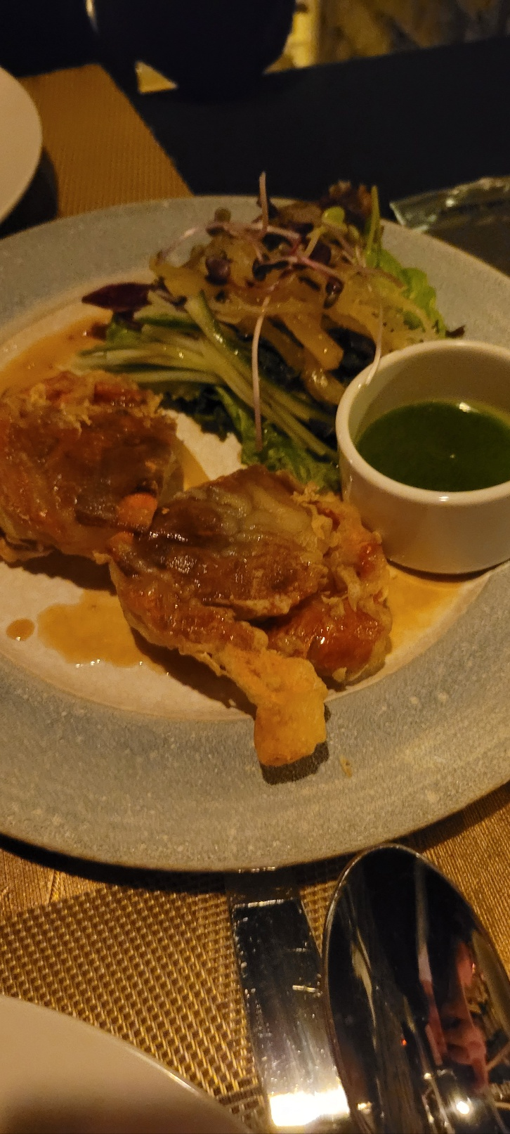 Soft-Shell Crab Deep-Fried / Yuzu Sauxce