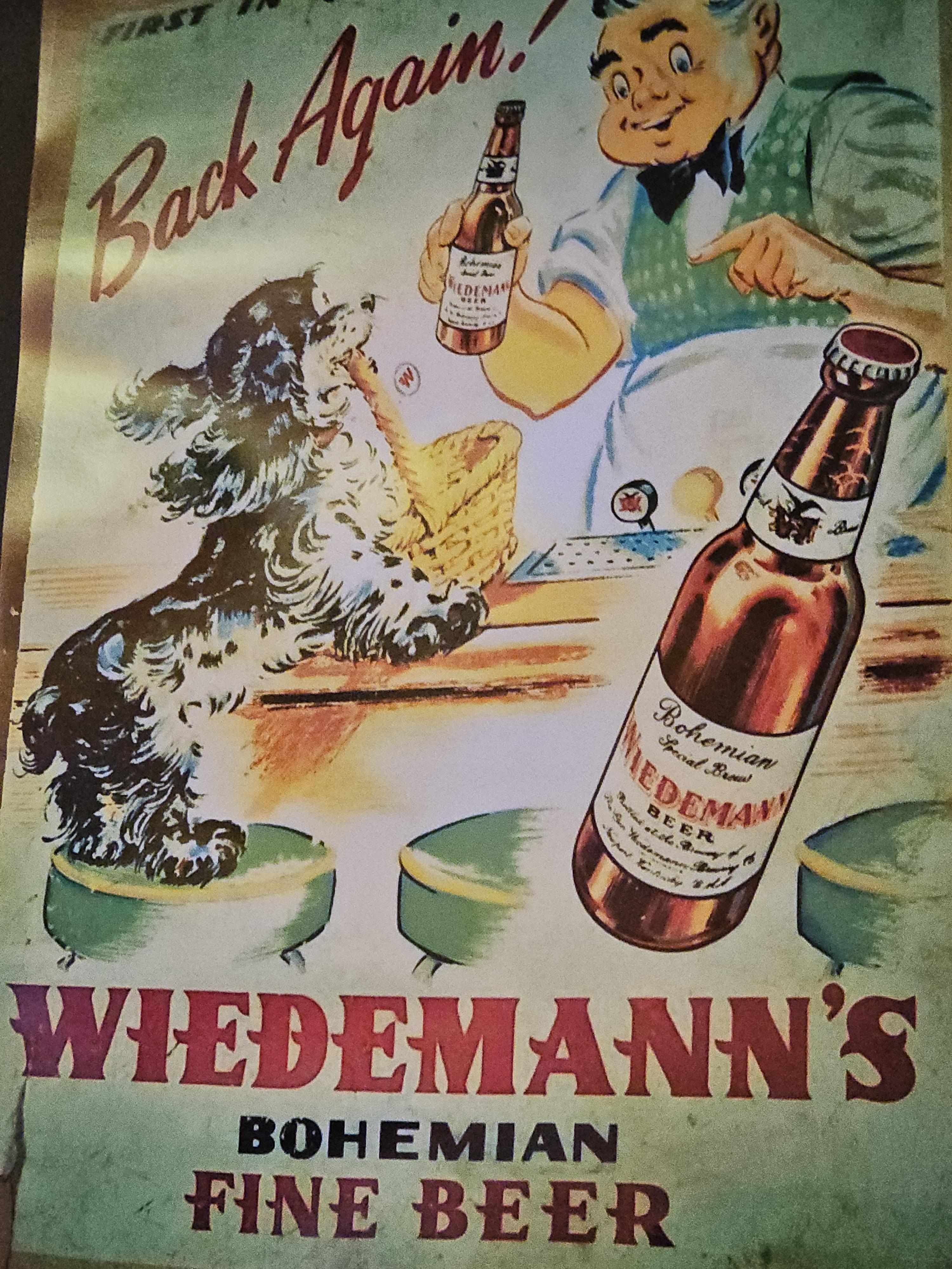 Wiedemann's Fine Beer 포스터