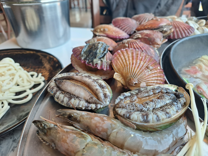 경포테라스 - 오봉이 - 해산물 - 칼국수 - 해산물