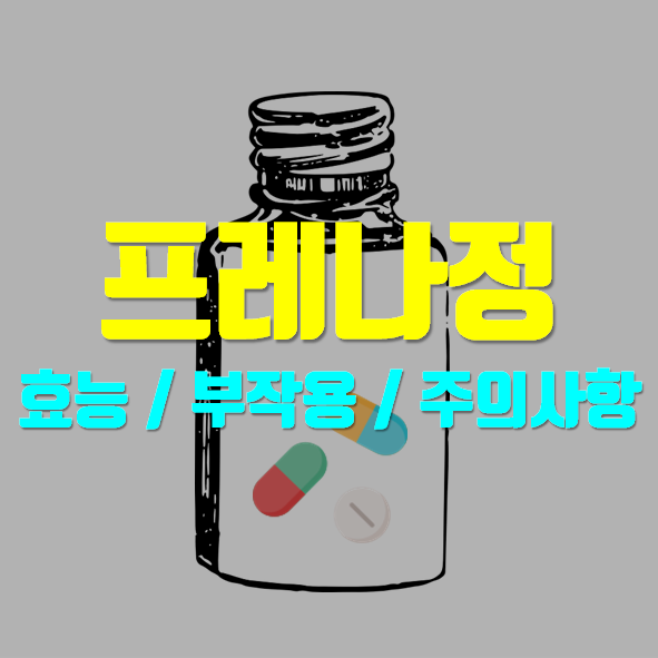  프레나정 효과 부작용 복용법