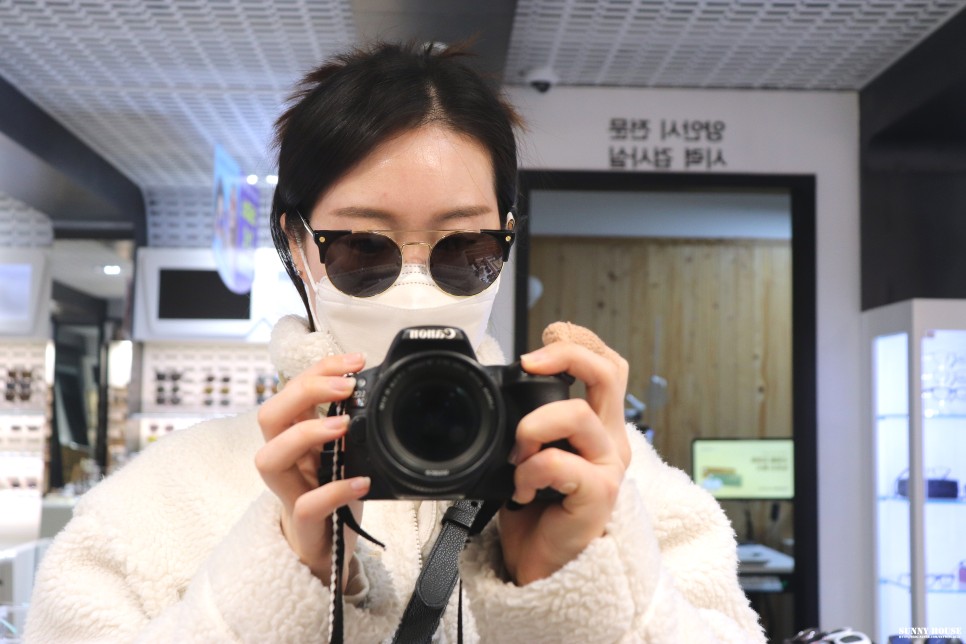 다비치 블루라이트차단 맞추러 방문한 30