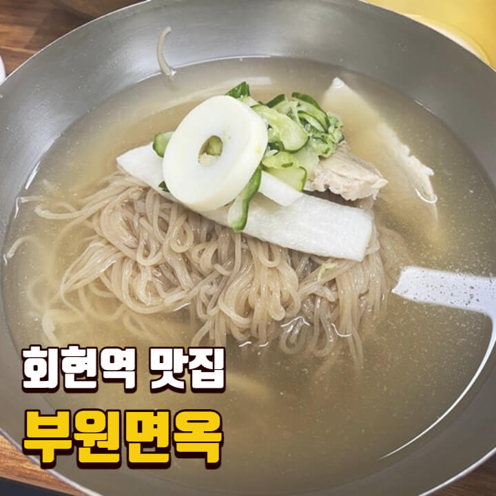  [회현역 맛집] 부원면옥 / 서울 남대문시장 시원한 평양냉면 제육무침 빈대떡