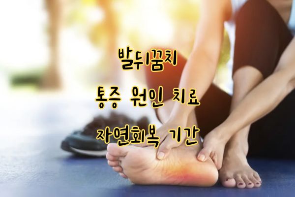 발뒤꿈치 통증 원인 치료