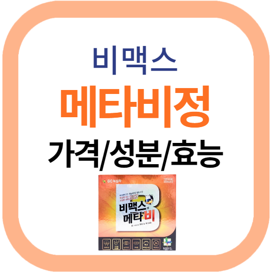 비맥스 메타비정 가격 성분 효능