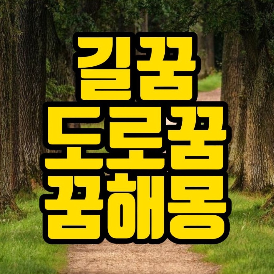  [꿈해몽] 혼자걷는꿈,오르막길꿈,내리막길꿈,대로꿈,길관련꿈 꿈풀이 36선