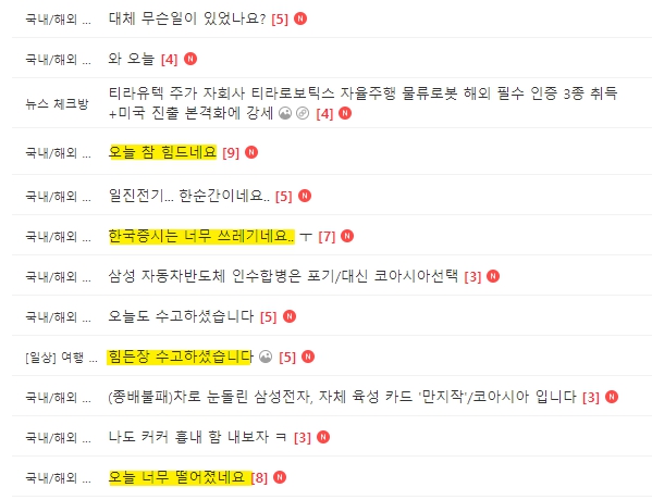 2023년 3월 14일 잘 알려진 지역 캠프 커뮤니티의 반응