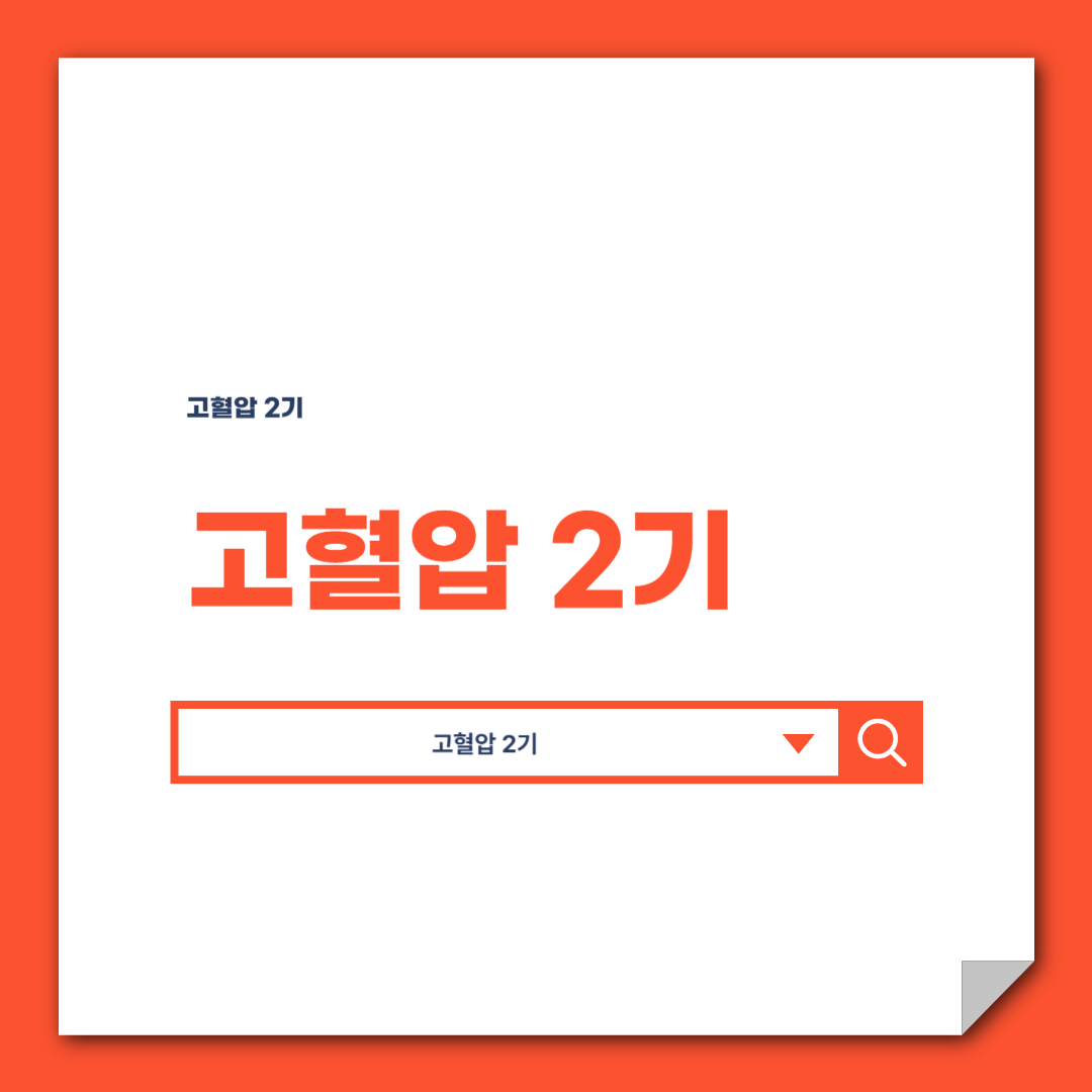 고혈압 2기