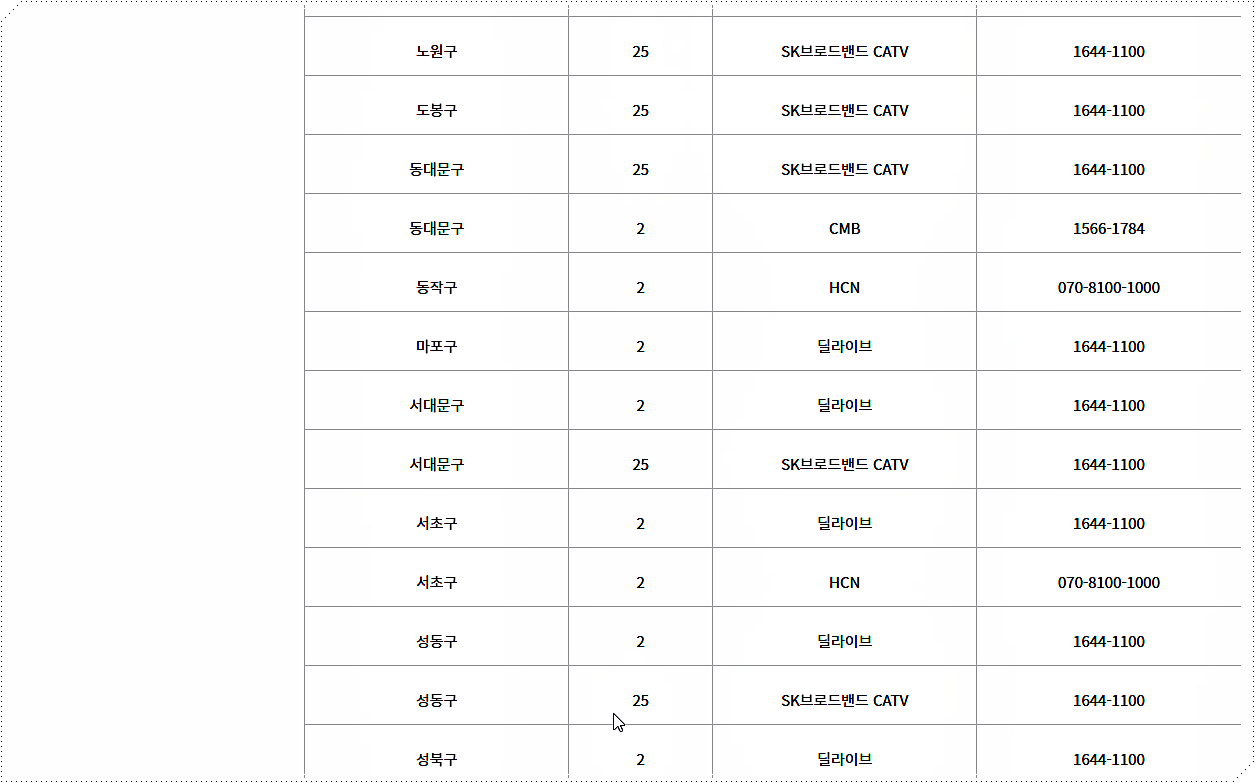 OBS 채널번호 2