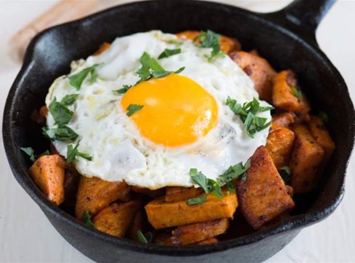 Sweet Potato & Egg Hash