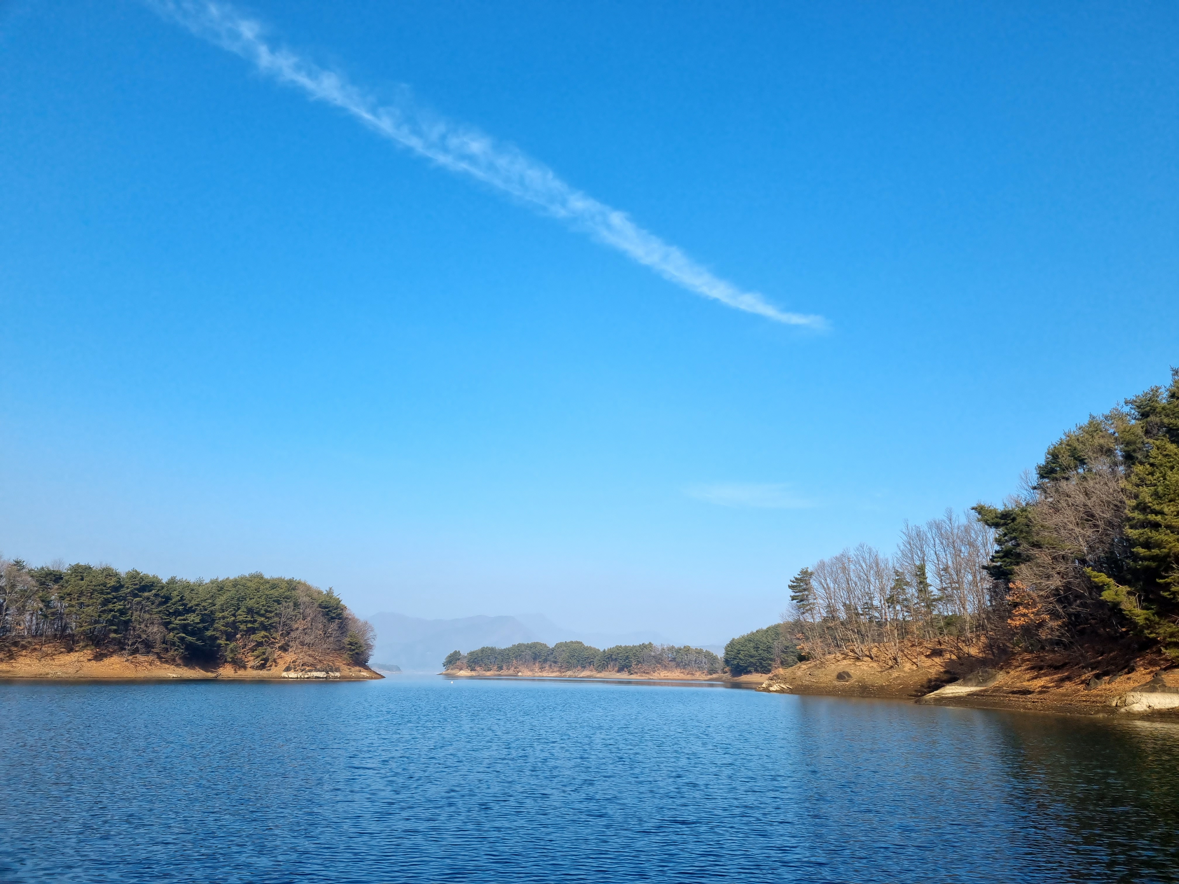  충주댐 겨울짬낚 배스포인트 기록 & 자연풍경