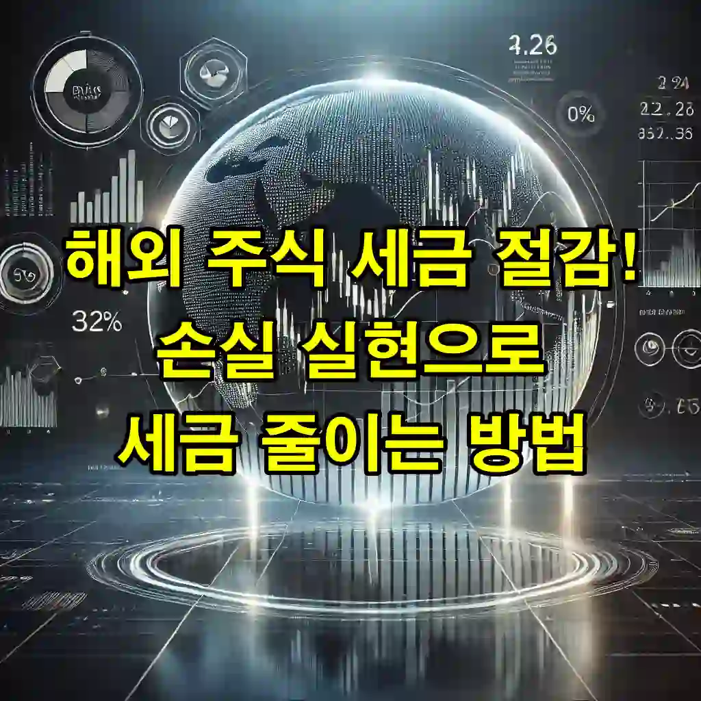 해외 주식 세금 절감! 손실 실현으로 세금 줄이는 방법