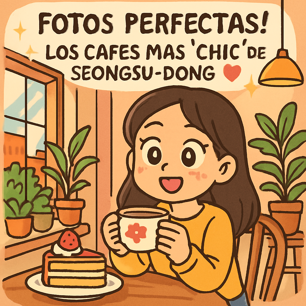 ¡Fotos Perfectas! Los Cafés Más 'Chic' de Seongsu-dong ☕️💖